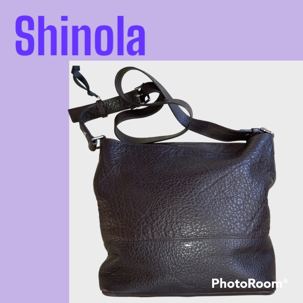SHINOLA Leather Crossbody Bag